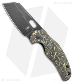 Kizer Mini Sheepdog C01C Liner Lock Black/Yellow FatCarbon (2.6" Black 20CV)