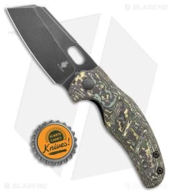 Kizer Mini Sheepdog C01C Liner Lock Black/Yellow FatCarbon (2.6" Black 20CV) -Knife Shop Kizer Mini Sheepdog C01C LL Black Yellow FatCarbon Black SW BHQ 175939 jr bottlecap