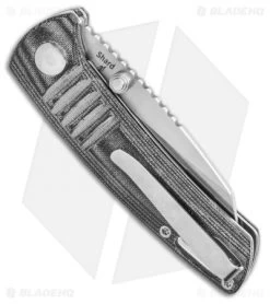 Kizer Shard Liner Lock Knife Black Micarta (2.25" Stonewash) V2531N2 -Knife Shop Kizer Shard Liner Lock Knife Micarta 2.25 Black V2531N2 BHQ 119999 LS Side