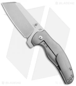 Kizer Sheepdog C01C Left-Handed Knife Titanium (3.25" Stonewash) Ki4488L1 -Knife Shop Kizer Sheepdog C01C Left Hand Ti SW Ki4488L1 BHQ 91647 jr