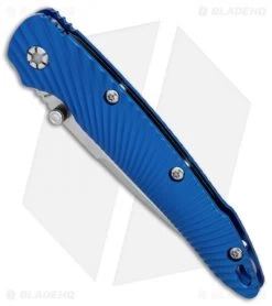 Kizer Sliver Sunburst Liner Lock Knife Blue T6 (3.5" Stonewash) Ki4419A2 -Knife Shop Kizer Sliver Sunburst Blue T6 SW BHQ 84443 er spine