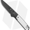 Kizer Vanguard Domin Mini Liner Lock Folding Knife Black/White G-10 (2.9" Black) -Knife Shop Kizer Vanguard Domin Mini LL Black White G 10 Black V3516N6 BHQ 122455 jr