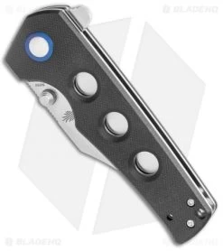 Kizer Vanguard Elstner Junges Liner Lock Knife Black G-10 (3" Satin) V3551 -Knife Shop Kizer Vanguard Elstner Junges LL Black G 10 Satin BHQ 121161 jr spine