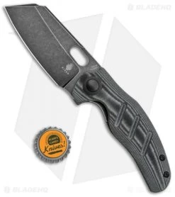 Kizer Vanguard C01C Sheepdog Thumb Hole Knife Black Micarta (3.25" Black SW) -Knife Shop Kizer Vanguard Sheepdog LL Thumb Hole Black Micarta Black BHQ 121895 jr bottlecap