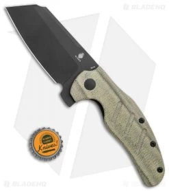 Kizer Vanguard Sheepdog XL C01C Liner Lock Knife Green Micarta (4" Black) -Knife Shop Kizer Vanguard Sheepdog XL C01C LL Green Micarta Black V5488E3 BHQ 118479 jr bottlecap