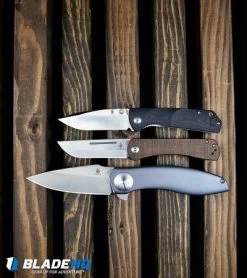 Kizer Vanguard Rolf Helbig Pinch Folder Brown Micarta (3" Satin) V3009N2 -Knife Shop Kizer Vanguard V3 Vigor Liner Lock Knife Black G 10 Satin V3403N1 BHQ 34545 kp wood slats web
