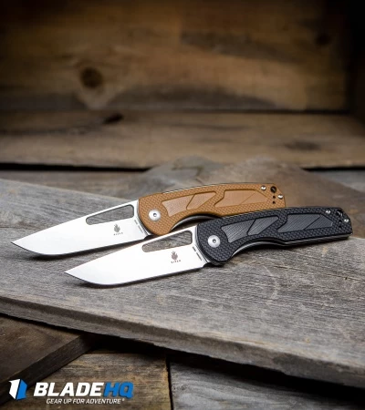 Kizer Yukon Liner Lock Knife Brown (3.39" Stonewash) V4004N2 7 Kizer Yukon Liner Lock Knife Brown (3.39" Stonewash) V4004N2 - Image 5
