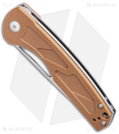 Kizer Yukon Liner Lock Knife Brown (3.39" Stonewash) V4004N2 4 Kizer Yukon Liner Lock Knife Brown (3.39" Stonewash) V4004N2 - Image 2