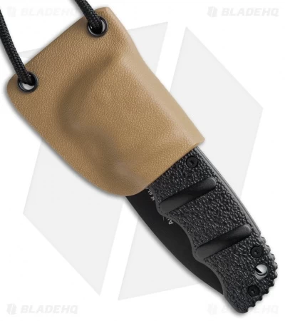 Linos Kydex Sheath For Boker Kalashnikov W/ Neck Cord - Tan 3 Linos Kydex Sheath For Boker Kalashnikov W/ Neck Cord - Tan