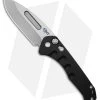 Medford Praetorian Swift Automatic Knife Drop Point Black Al (3.3" Tumbled) -Knife Shop Medford Auto Swift S35VN DP Black BHQ 173519 td