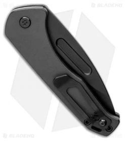 Medford + Blade HQ Praetorian Swift Auto Gray Aluminum Drop Point (3.3" PVD) -Knife Shop Medford Blade HQ Praetorian Swift Automatic Knife Grey Aluminum 3.3 PVD BHQ 124414 LS Side