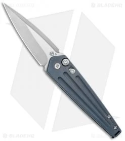 Medford Nosferatu Automatic Knife Blue Titanium (3.5" Satin)