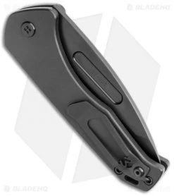 Medford Praetorian Swift Automatic Knife Black Aluminum (3.3" PVD) -Knife Shop Medford Praetorian Swift Auto Black Aluminum PVD BHQ 113071 jr side