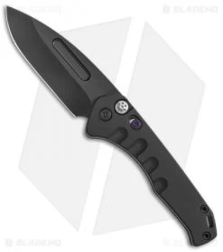 Medford + Blade HQ Praetorian Swift Auto Black Aluminum Drop Point (3.3" PVD)