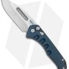 Medford Praetorian Swift Automatic Knife Blue Aluminum DP (3.3" Tumbled S35VN) -Knife Shop Medford Praetorian Swift Auto Blue Aluminum DP Tumbled BHQ 113580 jr