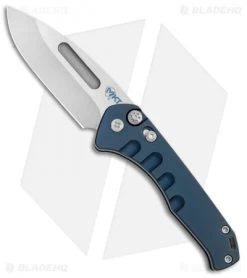 Medford Praetorian Swift Automatic Knife Blue Aluminum DP (3.3" Tumbled S35VN)