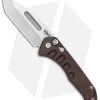 Medford Praetorian Swift Automatic Knife Bronze Aluminum (3.3" Tumbled) -Knife Shop Medford Praetorian Swift Auto Bronze Aluminum Tumbled BHQ 105366 jr