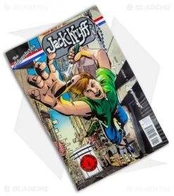 Medford Praetorian Swift Automatic Knife Yellow Drop Point (3.3" Tumbled) -Knife Shop Medford Praetorian Swift Auto Bronze Yello Tumbled MK206STD 45AZ TSCS Q4 BHQ 122106 jr comic