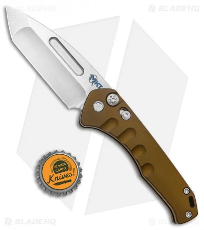 Medford Praetorian Swift Automatic Knife Yellow (3.3" Tumbled Tanto) 7 Medford Praetorian Swift Automatic Knife Yellow (3.3" Tumbled Tanto) - Image 5