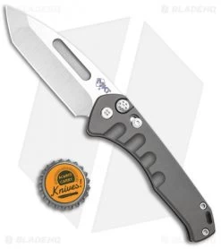 Medford Praetorian Swift Automatic Knife Gray Aluminum (3.3" Tumbled) -Knife Shop Medford Praetorian Swift Auto Gray Aluminum Tumbled BHQ 109418 jr bottlecap