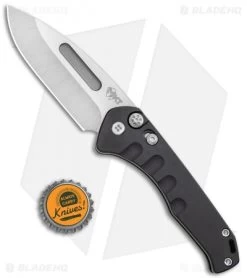 Medford + Blade HQ Praetorian Swift Automatic Knife Gray (3.3" Tumbled) -Knife Shop Medford Praetorian Swift Auto Gray Aluminum Tumbled BHQ 113494 jr bottlecap