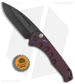 Medford + Blade HQ Praetorian Swift Auto Red Aluminum Drop Point (3.3" PVD) -Knife Shop Medford Praetorian Swift Auto Red Aluminum PVD BHQ 113504 jr bottlecap