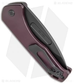 Medford + Blade HQ Praetorian Swift Auto Red Aluminum Drop Point (3.3" PVD) -Knife Shop Medford Praetorian Swift Auto Red Aluminum PVD BHQ 113504 jr side