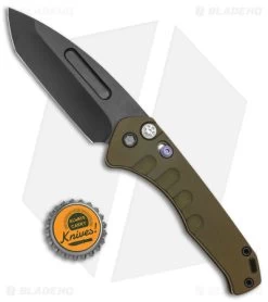 Medford Praetorian Swift Automatic Knife Yellow Aluminum (3.3" PVD) -Knife Shop Medford Praetorian Swift Auto Yellow PVD Tanto BHQ 105367 jr bottlecap