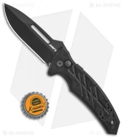 Ontario XM-3 Utility Automatic Knife G-10 (3.75" Black) -Knife Shop Ontario XM 3 Utility Auto Knife G 10 Black BHQ 120636 jr bottlecap