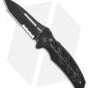 Ontario XM-3S Tanto Automatic Knife G-10 (3.75" Black Serr) 08759