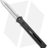 Paragon Estiletto Clip Point OTF Auto Black Lightning Bolt (5.5" Satin Serr) -Knife Shop Paragon Estiletto CP OTF Auto Black Lightning Bolt Black Satin BHQ 142950 jr