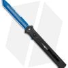Paragon Estiletto Tanto OTF Auto Black Lightning Bolt (5.5" Blue Serrated) -Knife Shop Paragon Estiletto Tanto OTF Auto Black Lightning Bolt Blue Serr EST T LB B CBLU BHQ 103600 jr