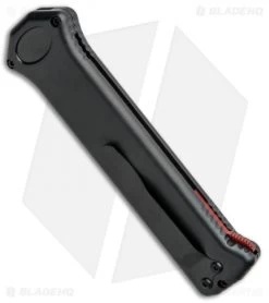 Paragon PARA-XD Black OTF Automatic Knife (3.625" Red Serr) -Knife Shop Paragon PARA XD Black OTF Auto Red Serr PARA XD CP BL CRB BHQ 87788 jr side