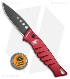 Piranha Amazon Automatic Knife Red Tactical (3.45" Black) 9 Piranha Amazon Automatic Knife Red Tactical (3.45" Black) -Knife Shop Piranha Amazon Auto Knife Red Black BHQ 179549 jr bottlecap