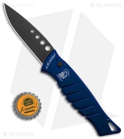Piranha Amazon Automatic Knife Blue Tactical (3.45" Black) -Knife Shop Piranha Amazon Automatic Knife Blue Tactical 3in Black BHQ 22992 td size