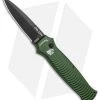 Piranha Bodyguard Automatic Knife Green Tactical (3.3" Black Plain) 2 Piranha Bodyguard Automatic Knife Green Tactical (3.3" Black Plain) -Knife Shop Piranha Bodyguard Auto Green Tactical Black BHQ 1437 jr