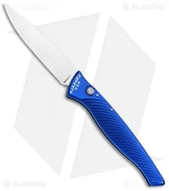 Piranha DNA Automatic Knife Blue (3.25" Mirror)