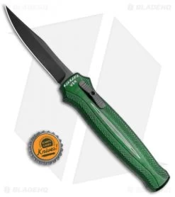 Piranha Rated-R D/A OTF Automatic Knife Green (3.5" Black) -Knife Shop Piranha Rated R D A OTF Green Black P 19GT BHQ 67997 jr bottlecap 2