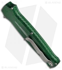 Piranha Rated-R D/A OTF Automatic Knife Green (3.5" Black) -Knife Shop Piranha Rated R D A OTF Green Black P 19GT BHQ 67997 jr side