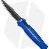 Piranha Rated-R D/A OTF Automatic Knife Blue (3.5" Black) -Knife Shop Piranha Rated R DA Auto Blue Tactical Black BHQ 67996 jr