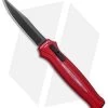 Piranha Rated-R D/A OTF Automatic Knife Red (3.5" Black) -Knife Shop Piranha Rated R DA Auto Red Tactical Black BHQ 52246 jr