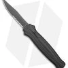 Piranha Rated-R D/A OTF Automatic Knife Tactical Black (3.5" Black Serr) 2 Piranha Rated-R D/A OTF Automatic Knife Tactical Black (3.5" Black Serr) -Knife Shop Piranha Rated R DA OTF Auto Tactical Black Black Serr BHQ 52244 jr