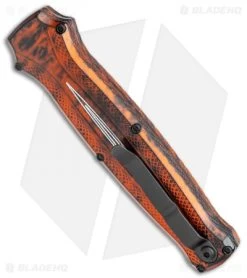 Piranha Rated-R D/A OTF Automatic Knife Tactical Orange (3.5" Black) -Knife Shop Piranha Rated R DA OTF Auto Tactical Orange Black P 19OT BHQ 119639 jr side