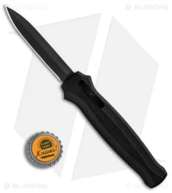 Piranha Rated-X D/A Dagger OTF Automatic Knife Black (3.5" Black) -Knife Shop Piranha Rated X DA Dagger OTF Black Black BHQ 80417 er bottlecap