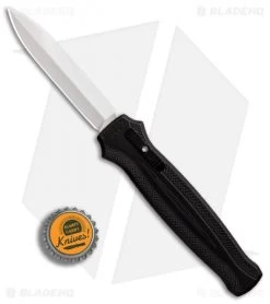 Piranha Rated-X D/A Dagger OTF Automatic Knife Black (3.5" Mirror) -Knife Shop Piranha Rated X DA Dagger OTF Black Mirror BHQ 80416 er bottlecap