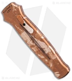 Piranha Rated-X Dagger D/A OTF Automatic Knife Tan Camo Aluminum (3.5" Black) -Knife Shop Piranha Rated X Dagger OTF Auto Camo Black BHQ 144573 jr spine