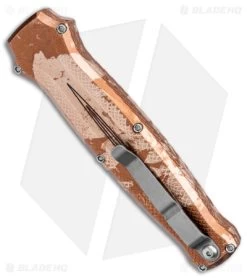 Piranha Rated-X Dagger D/A OTF Automatic Knife Tan Camo Aluminum (3.5" Mirror) -Knife Shop Piranha Rated X Dagger OTF Auto Camo Mirror BHQ 144574 jr side