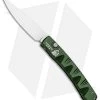 Piranha Virus Automatic Knife Green Aluminum (3.25" Mirror) -Knife Shop Piranha Virus Auto Green Mirror BHQ 28388 jr