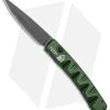 Piranha Virus Automatic Knife Green Tactical (3.25" Black)