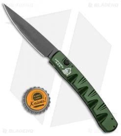 Piranha Virus Automatic Knife Green Tactical (3.25" Black) -Knife Shop Piranha Virus Auto Green Tactical Black BHQ 28573 jr bottlecap